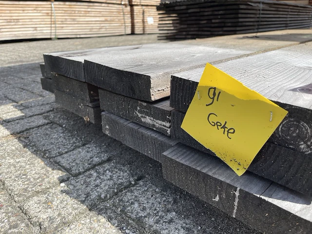 Ca. 14x douglas planken fijnbezaagd, 43x200mm, lengte 600cm - afbeelding 3 van  3