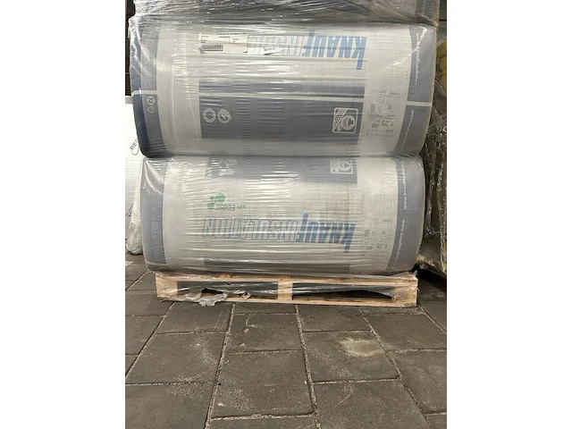 Ca. 14x isolatie 1350x600x40mm rd:1,25 10pl/pak(=8,10m²) knauf acoustiwall - afbeelding 2 van  5