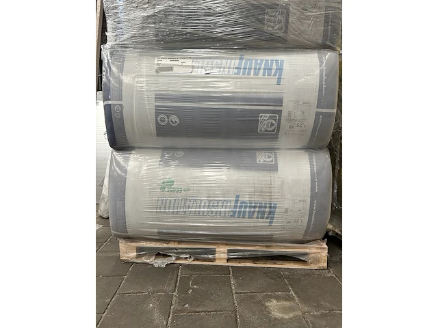 Ca. 14x isolatie 1350x600x40mm rd:1,25 10pl/pak(=8,10m²) knauf acoustiwall - afbeelding 2 van  5