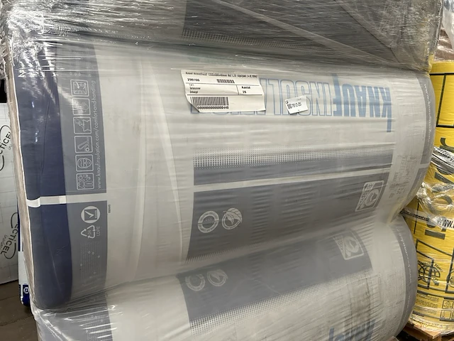 Ca. 14x isolatie 1350x600x40mm rd:1,25 10pl/pak(=8,10m²) knauf acoustiwall - afbeelding 3 van  5