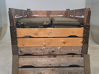 Ca. 14x kunststof koffer