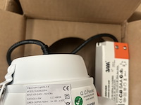 Ca. 14x led inbouwspot/down light met led driver 8.5w 4000k ellipz lighting, dl304u0094 - afbeelding 4 van  4