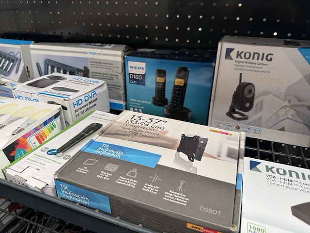 Ca. 14x (online) winkelvoorraad w.o. elektronica w.o. konig, nedis - afbeelding 4 van  6