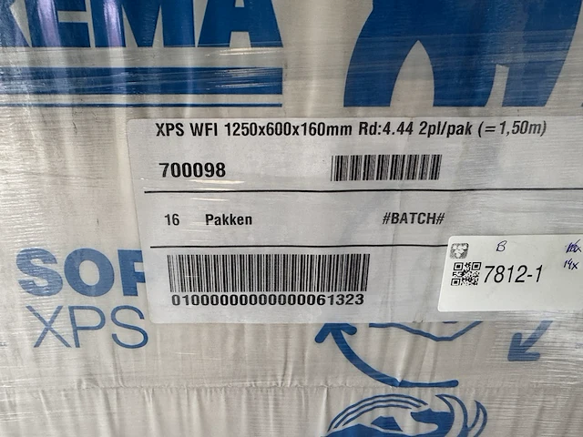 Ca. 14x xps wfi 1250x600x160mm rd:4.44 2pl/pak(=1,50m²) soprema - afbeelding 5 van  5
