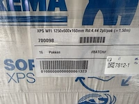 Ca. 14x xps wfi 1250x600x160mm rd:4.44 2pl/pak(=1,50m²) soprema - afbeelding 5 van  5