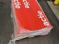 Ca. 150x actie bord, rood - afbeelding 2 van  4
