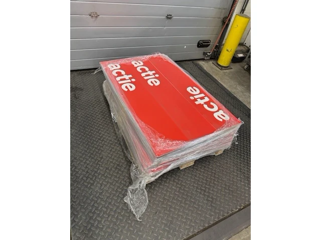 Ca. 150x actie bord, rood - afbeelding 1 van  4