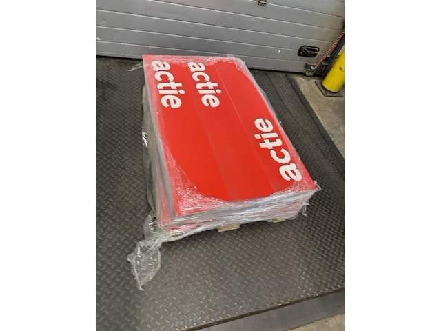 Ca. 150x actie bord, rood - afbeelding 2 van  4