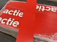Ca. 150x actie bord, rood - afbeelding 3 van  4