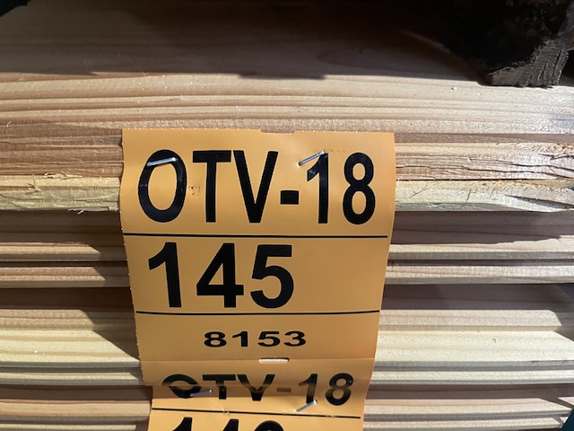 Ca. 150x zweeds rabat zwart gecoat, 16x195mm, lengte 300cm - afbeelding 4 van  4