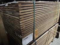 Ca. 154x guyana ipé planken geschaafd, 21x70mm, lengte 155cm - afbeelding 4 van  4