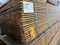 Ca. 154x guyana ipé planken geschaafd, 21x70mm, lengte 275cm - afbeelding 4 van  4