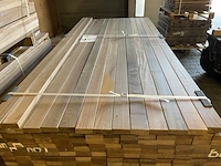 Ca. 156x ipé planken geschaafd country grade, 27x70mm, lengte 48/215cm, 108/245cm - afbeelding 1 van  3