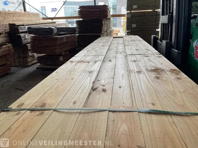 Ca. 158x douglas design (tripple) profiel , 22x140mm, lengte 400cm - afbeelding 1 van  3