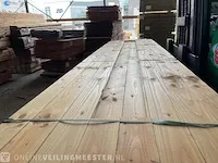 Ca. 158x douglas design (tripple) profiel , 22x140mm, lengte 400cm - afbeelding 1 van  3
