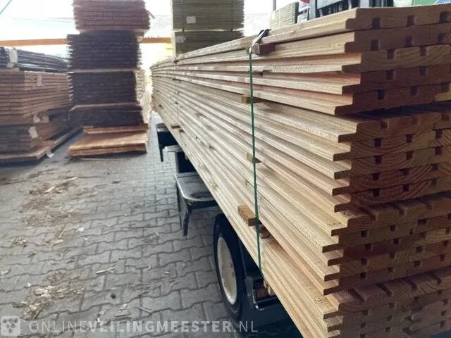 Ca. 158x douglas design (tripple) profiel , 22x140mm, lengte 400cm - afbeelding 2 van  3