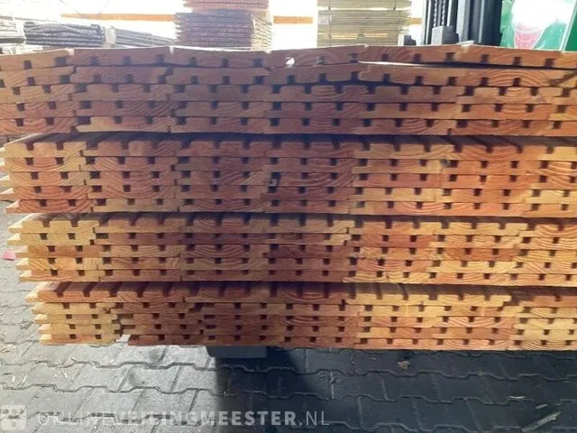 Ca. 158x douglas design (tripple) profiel , 22x140mm, lengte 400cm - afbeelding 3 van  3