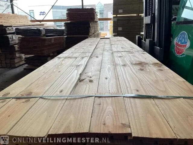 Ca. 158x douglas design (tripple) profiel , 22x140mm, lengte 400cm - afbeelding 1 van  3