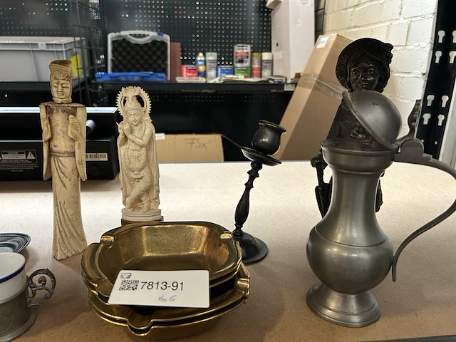 Ca. 15x antieke woonaccessoires en beelden - afbeelding 3 van  6