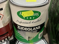 Ca. 15x blikken lakverf, koopmans verf, babyblauw - afbeelding 2 van  5