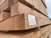 Ca. 15x douglas balken fijnbezaagd, 200x200mm, lengte 300cm - afbeelding 4 van  4