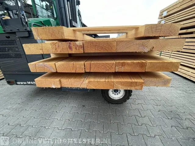 Ca. 15x douglas balken fijnbezaagd, 75x225mm, lengte 600cm - afbeelding 3 van  3