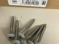 Ca. 15x dozen montage schroeven ral 7035 torx - afbeelding 3 van  3