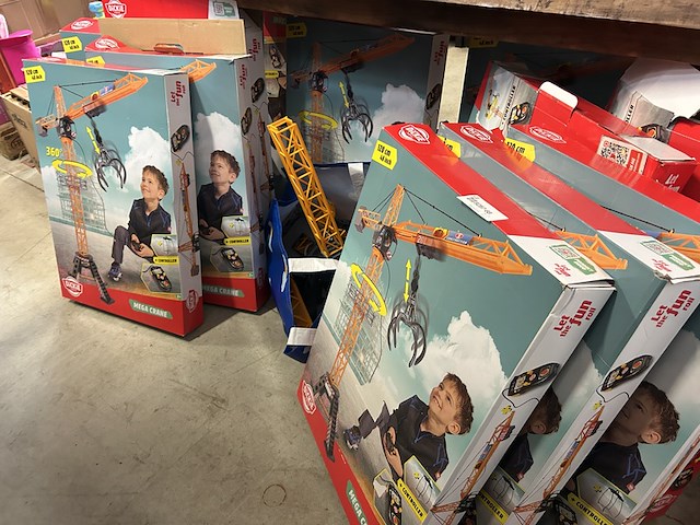 Ca. 15x giant constructie kraan 120 cm dickie toys, mega crane - afbeelding 1 van  6