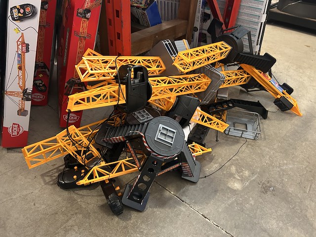 Ca. 15x giant constructie kraan 120 cm dickie toys, mega crane - afbeelding 2 van  6