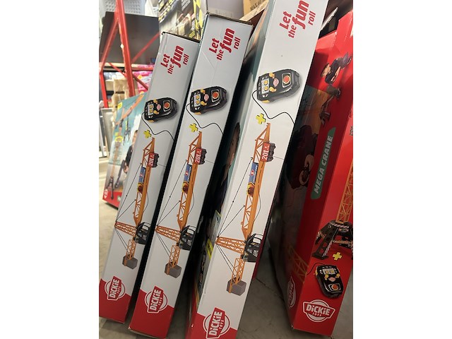 Ca. 15x giant constructie kraan 120 cm dickie toys, mega crane - afbeelding 3 van  6