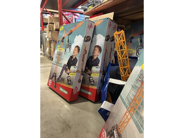 Ca. 15x giant constructie kraan 120 cm dickie toys, mega crane - afbeelding 4 van  6