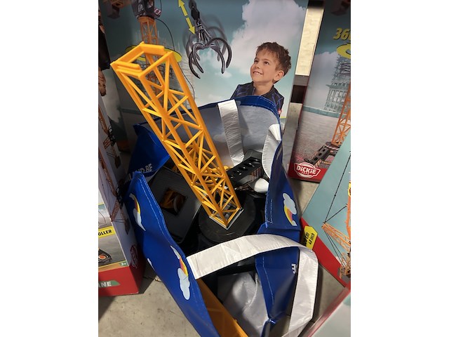 Ca. 15x giant constructie kraan 120 cm dickie toys, mega crane - afbeelding 5 van  6