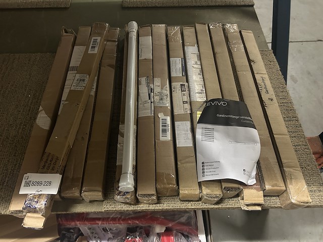 Ca. 15x gordijnrails, levivo - afbeelding 1 van  4