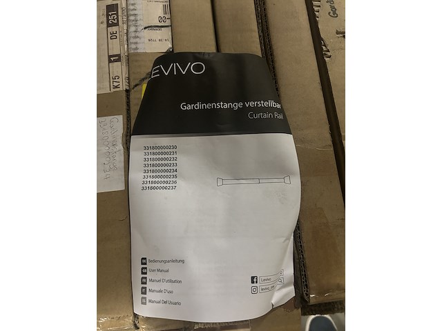 Ca. 15x gordijnrails, levivo - afbeelding 4 van  4