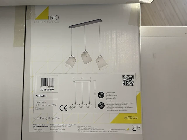 Ca. 15x hanglamp 3-lichts, trio - afbeelding 5 van  6