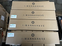 Ca. 15x houten kapstok, staande kapstok voor 8 jassen - afbeelding 3 van  4