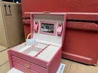 Ca. 15x sieraden organizer met laden met kratten - afbeelding 4 van  4