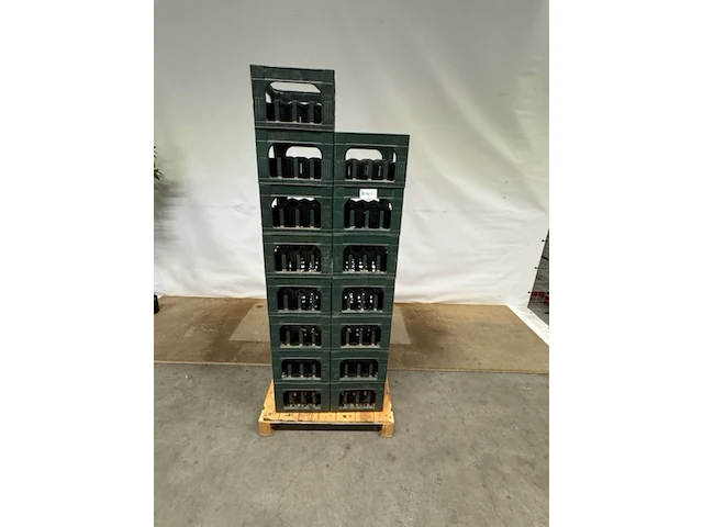 Ca. 15x statiegeld krat, groen - afbeelding 1 van  3