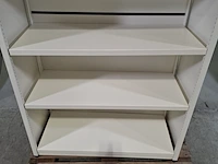 Ca. 15x stellingkast, 1x communicatiezuil en diverse metalen houders - afbeelding 9 van  14
