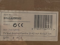 Ca. 15x tv wandbeugel 23-42" flexibel sam creative, braea000002 - afbeelding 3 van  3