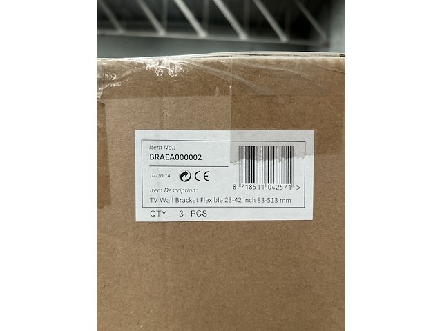 Ca. 15x tv wandbeugel 23-42" flexibel sam creative, braea000002 - afbeelding 2 van  2
