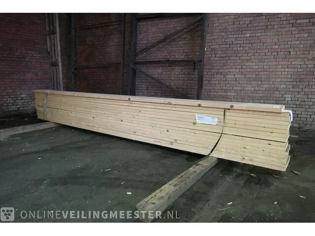 Ca. 15x vuren balk - afbeelding 2 van  7