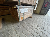 Ca. 161x guyana teak planken geschaafd, 25x140mm, lengte 125cm - afbeelding 4 van  4