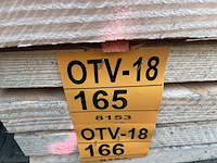 Ca. 161x guyana teak planken geschaafd, 25x140mm, lengte 185cm - afbeelding 5 van  5