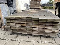 Ca. 161x ipé planken geschaafd, 21x90mm, lengte 134/65cm 27/125cm - afbeelding 3 van  3