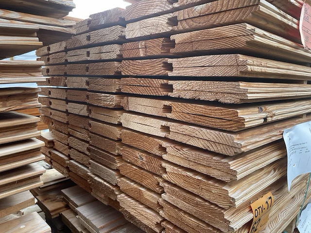 Ca. 164x douglas wisselsponning/halfhoutsrabat, 18x190mm, lengte 400cm - afbeelding 3 van  3