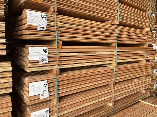 Ca. 168x douglas design- triple- deens profiel, 22x142mm, lengte 300cm - afbeelding 4 van  4