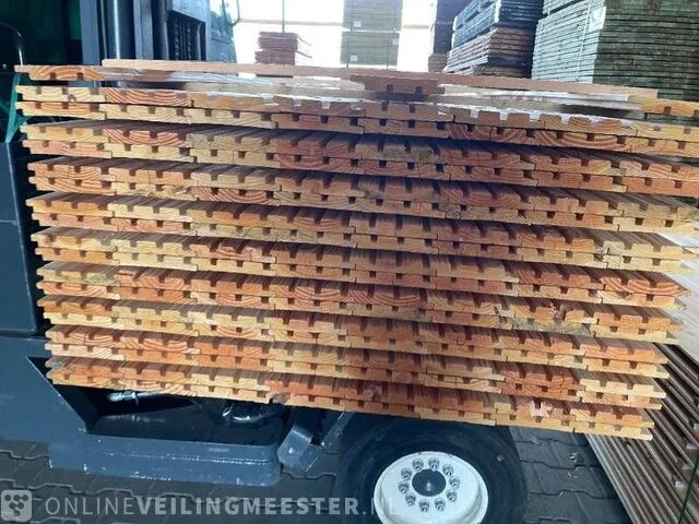 Ca. 168x douglas design (tripple) profiel , 22x140mm, lengte 300cm - afbeelding 3 van  3