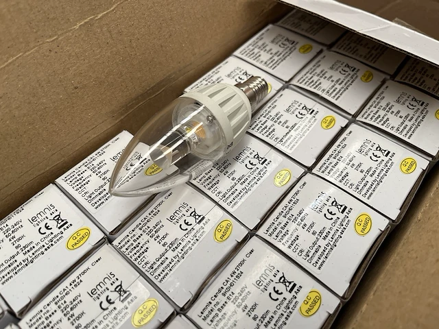 Ca. 168x led lamp e14 candle 4w 2700k lemnis lighting - afbeelding 1 van  5