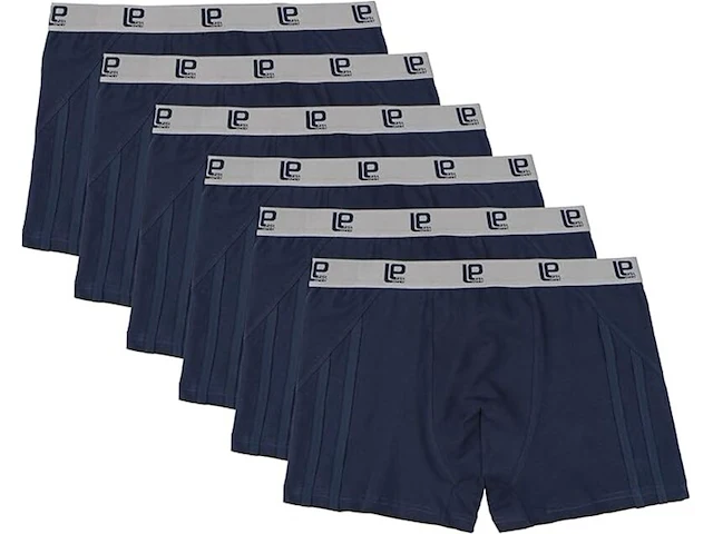 Ca. 16x 6-pak heren boxershorts maat m lower east, donkerblauw - afbeelding 1 van  3